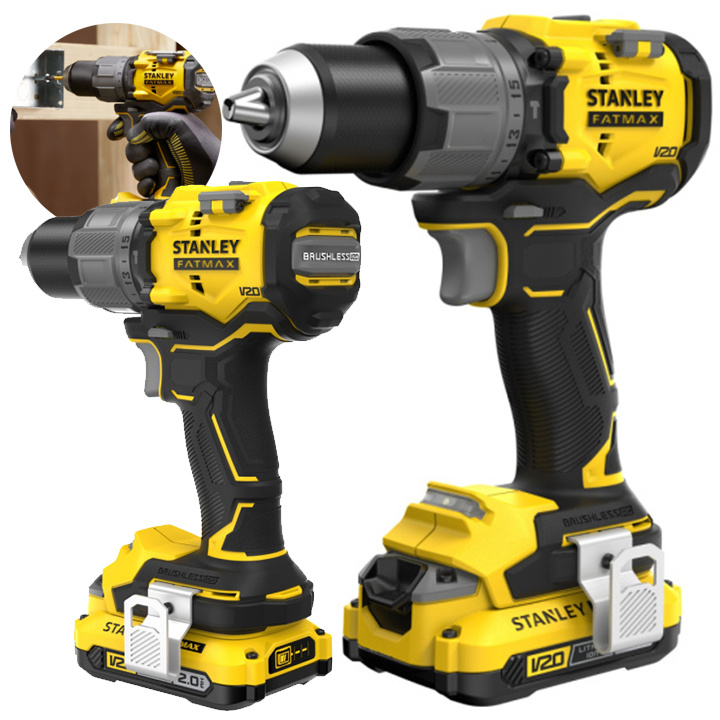 Príklepová vŕtačka fatmax 18V 2x 2.0Ah V20 STANLEY SFMCD715D2K LACNÉ