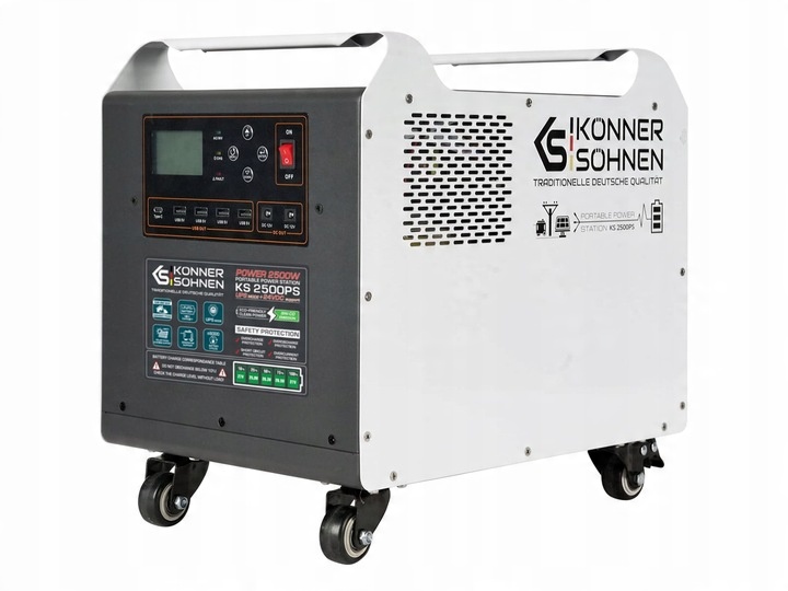 Prenosná napájacia stanica Könner & Söhnen KS 2500PS 2500 W, 100 Ah/2560 Wh