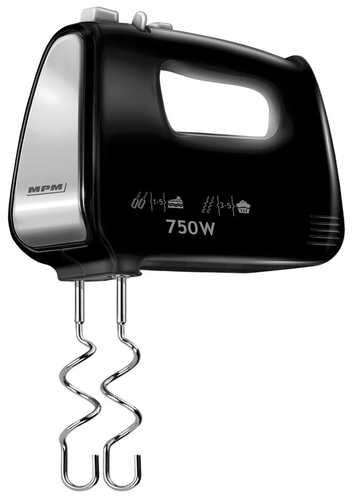 Ručný mixér MPM MMR-19/C 750 W čierny