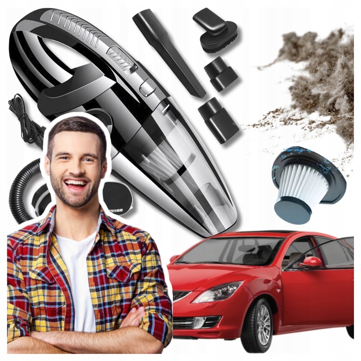 Ručný vysávač Care Life v120W čierny