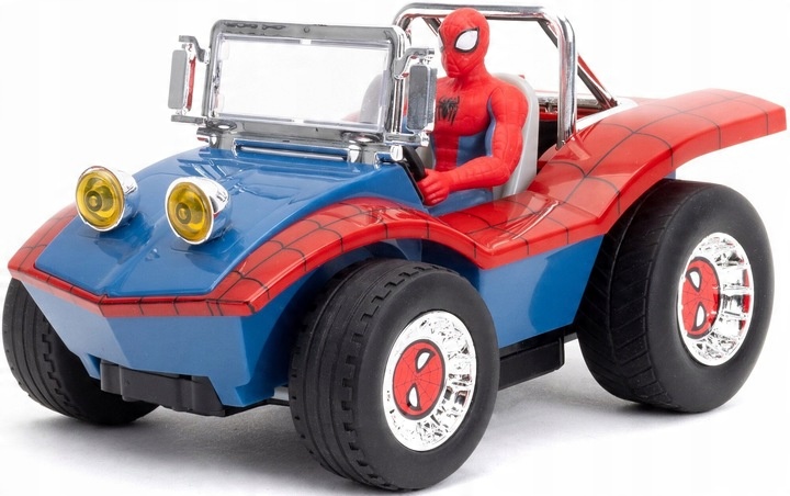 RC vozidlo Spider Man RC Buggy 1/24 s figúrkou Jada Toys