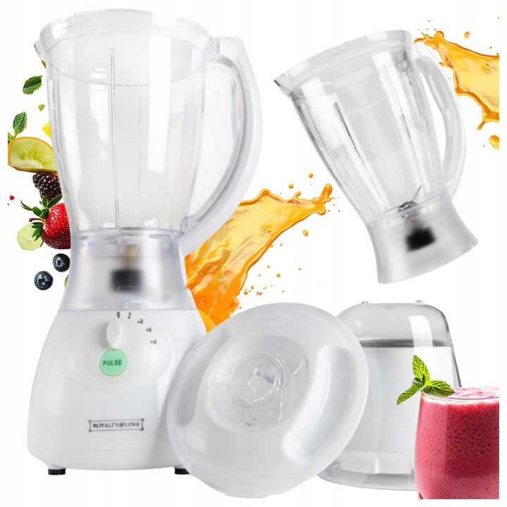 Royalty Line RL-SM-400P.2L GREY 400 W biely Stolný mixér