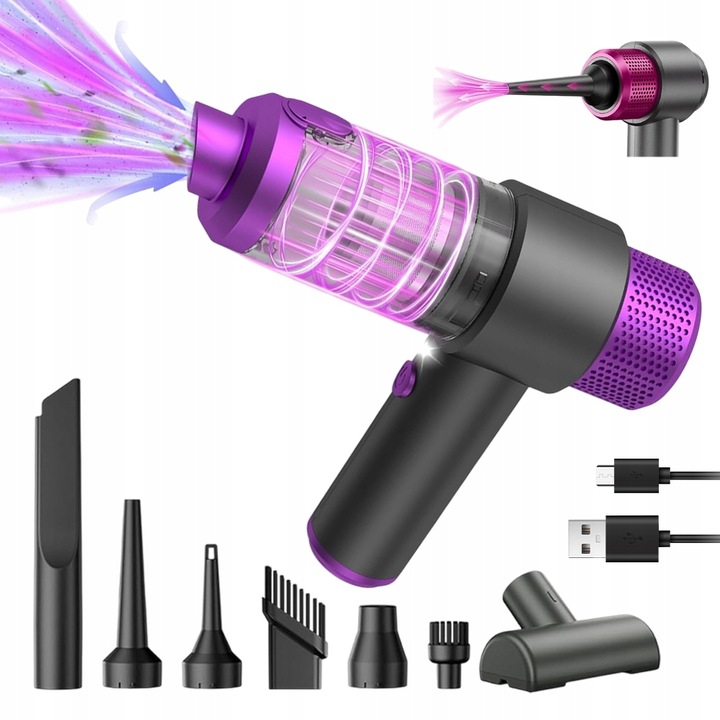 Ručný vysávač Bedee Vacuum Cleaners for car čierny