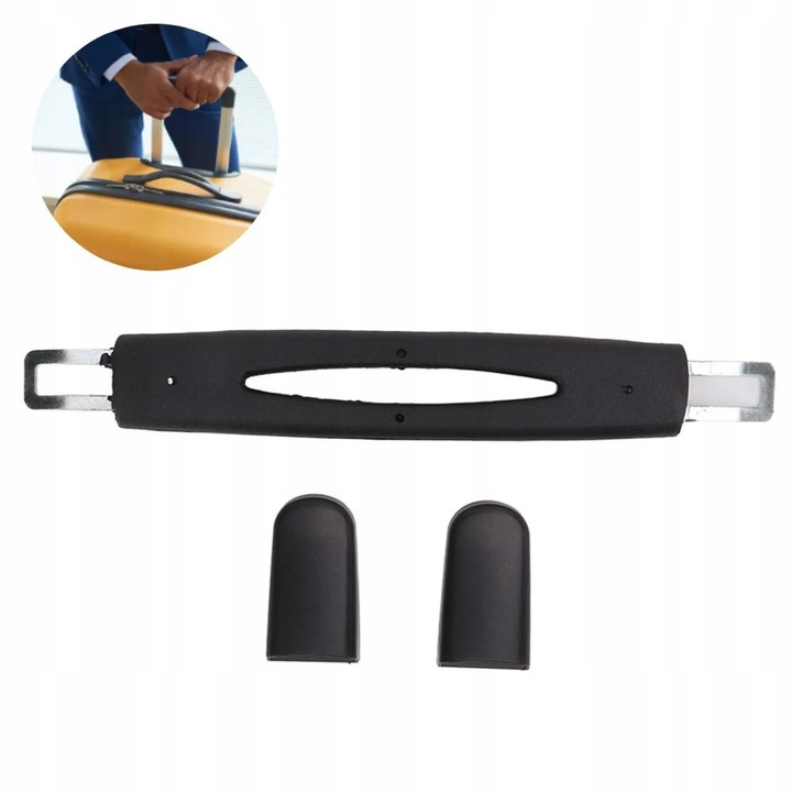 Rukoväť / Madlo na cestovnú batožinu, čierna