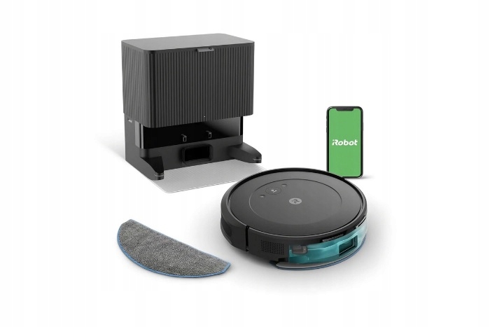 Robotický vysávač iRobot Roomba Combo Essential 2 65 W čierny