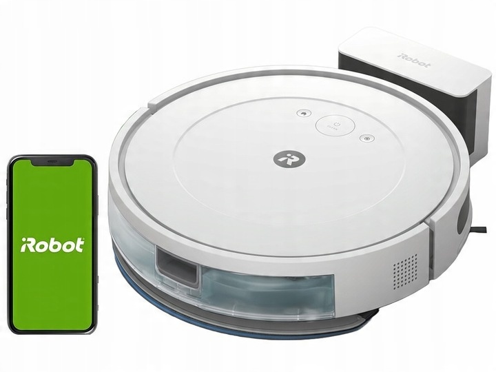 ROBOT IROBOT COMBO ESSENTIAL 2V1: AUTOMATICKÝ NÁVRAT, MOPOVANIE, WIFI