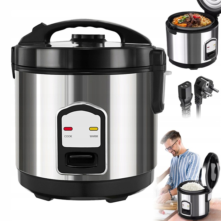 RÝCHLOVARNÁ KANVICA RYŽOVAR MULTICOOCKER VARENIE 2 L 400 W + 1 ODMERKA