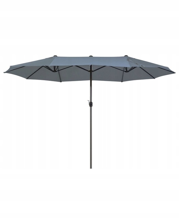 Slnečník 460 cm SIBILLA Sivá