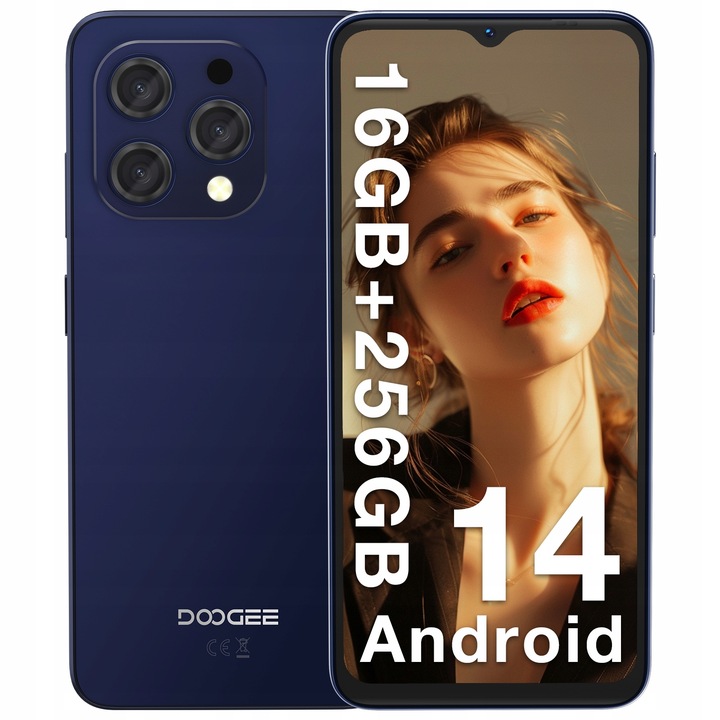 Smartfón DooGee N55PRO 6 GB / 256 GB 4G (LTE) modrý
