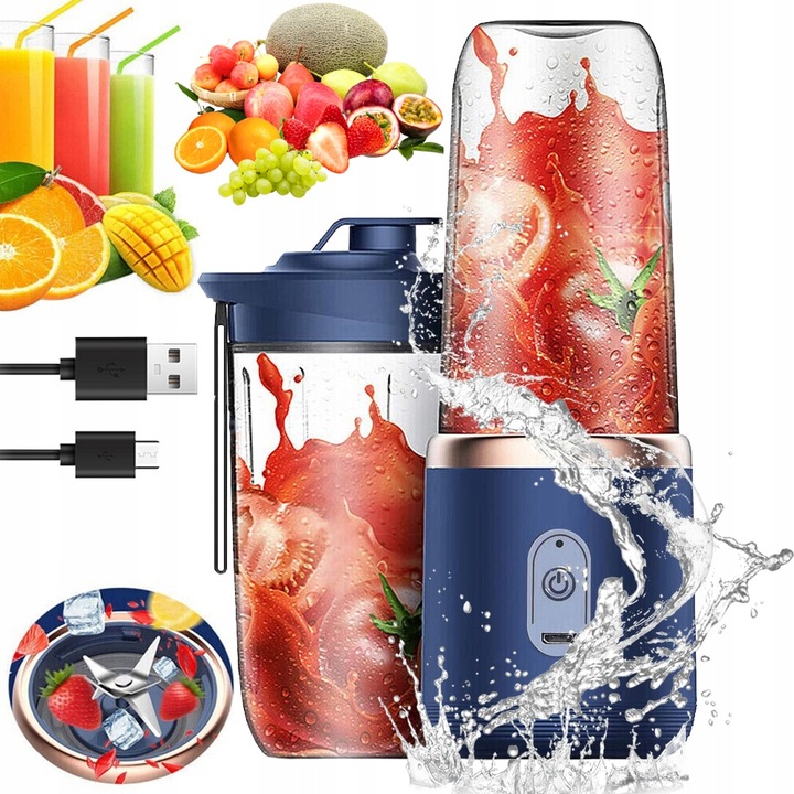 Stolný mixér Bedee 6HG0578BU 20 W modrý