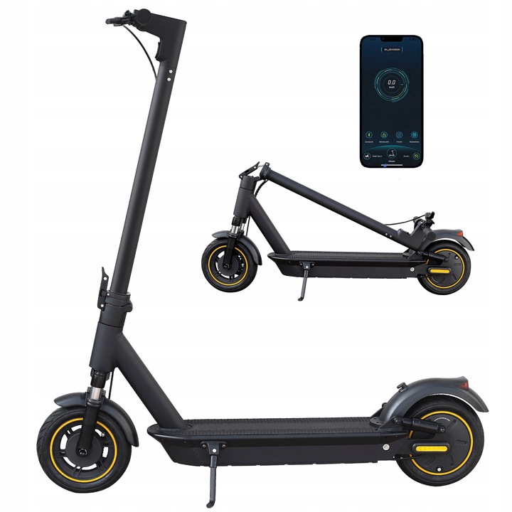 Skladacia elektrická kolobežka Esmax 1000W 14,5Ah 45km 10cali APP