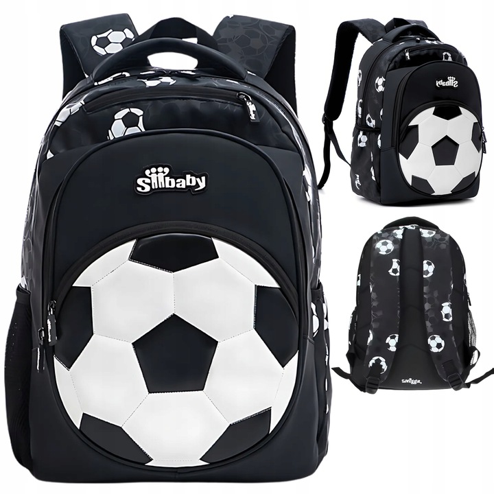 ŠKOLSKÝ BATOH S LOPTOU, MLÁDEŽNÍCKY BATOH, PRIESTRANNÝ PRE CHLAPCA, TRIEDA 4-6