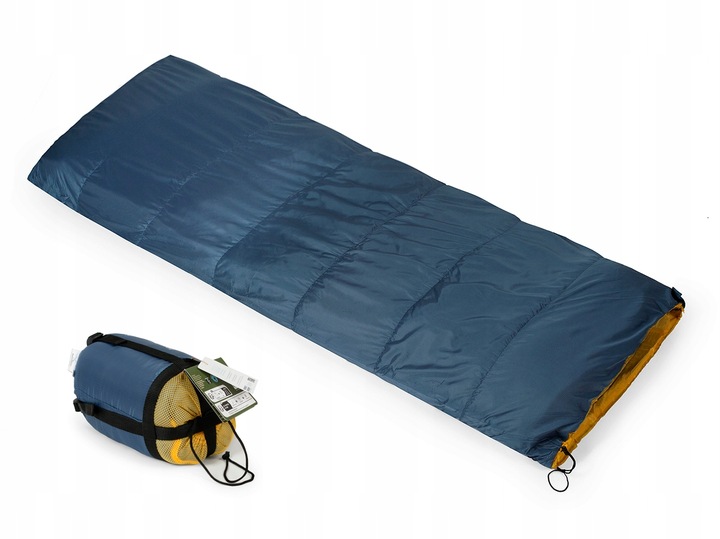 SPACÍ VAK TURISTICKÝ KEMPINGOVÝ PRIKRÝVKA TEPLÝ ĽAHKÝ 200x80 cm 2V1 + OBAL