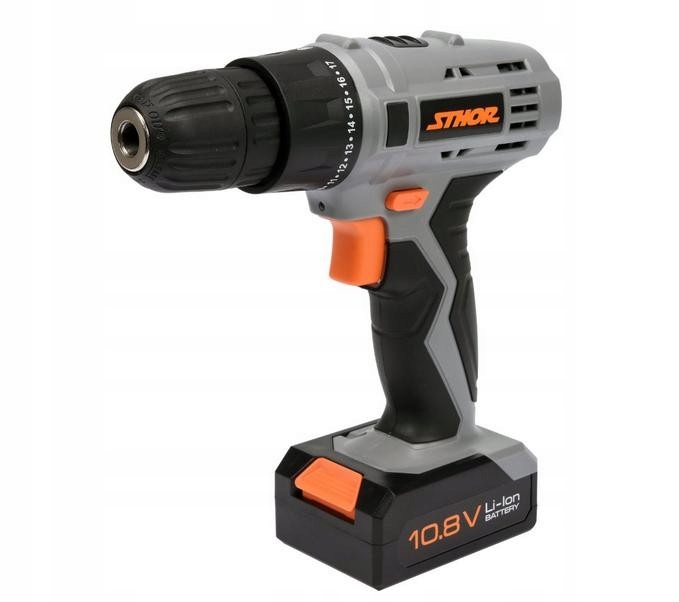 STHOR AKU VŔTAČKA 10,8V 1 x 1,3Ah Li-Ion 1 BEH, 700 ot./min, 10mm
