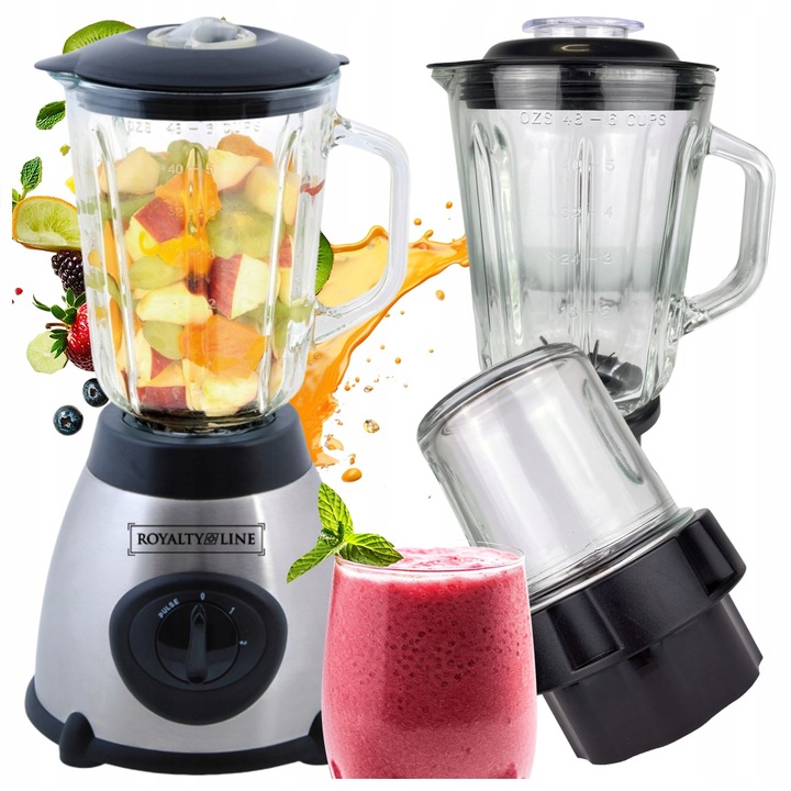 Stolný mixér Royalty Line SME-600.6 800 W strieborný/sivý