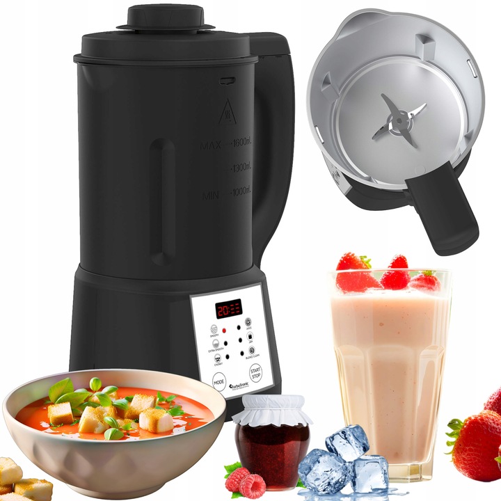 Stolný mixér TurboTronic TT-FSM7 BLACK 1000 W čierny