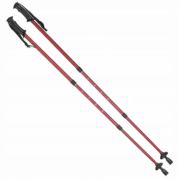 SKLADACIE TREKINGOVÉ PALICE Z HLINÍKA, NASTAVITEĽNÁ DĹŽKA 60-120 CM