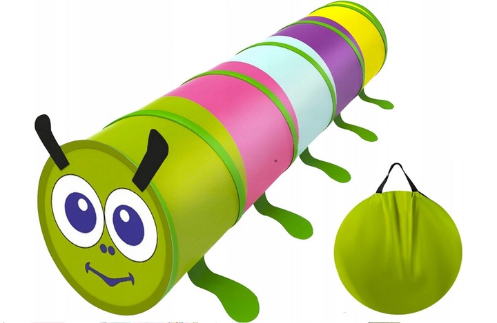 SKLADACÍ TUNEL PRE DETI DO ZÁHRADY A DOMU HÚSENICA NA HRANIE