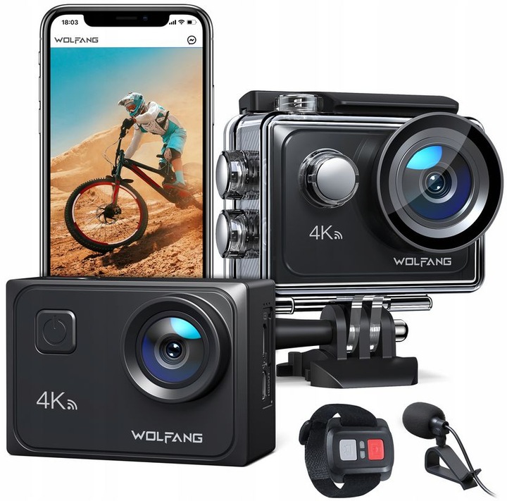 ŠPORTOVÁ KAMERA VICTURE AC920 4K 24MP WIFI VODOTESNOSŤ 40 M 60FPS VÝPREDAJ