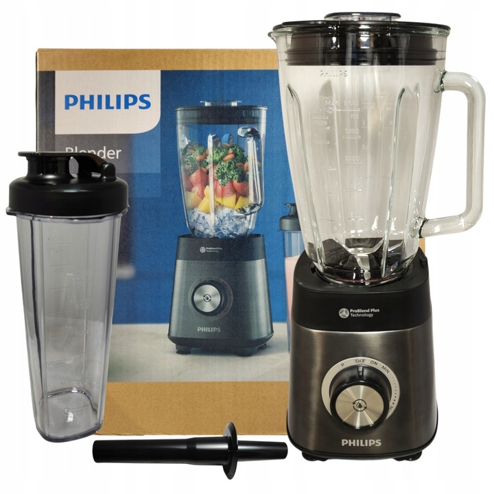 Stolný Mixér mixér, koktailový, Philips HR3041/00 1200W + Fľaša Na Pitie