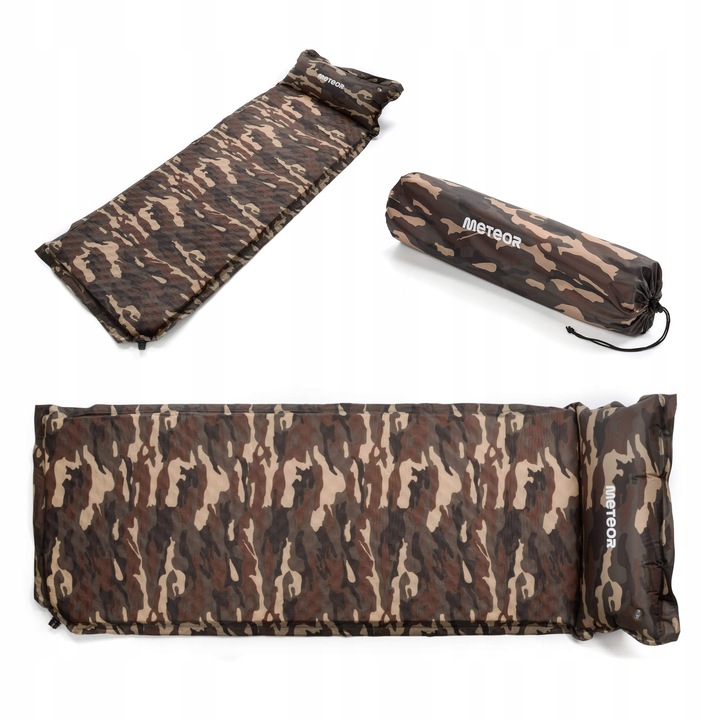 SAMONAFUKOVACIA PODLOŽKA MATRAC KARIMATKA NAFUKOVACIA METEOR 188x66x3,8 cm S VANKÚŠOM
