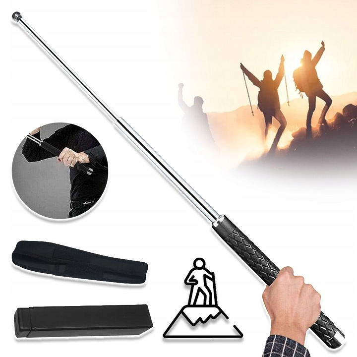 SKLADACIE TREKINGOVÉ PALICE NA WALKING, PALICE NA CHÔDZU, KONCOVKY 65 CM