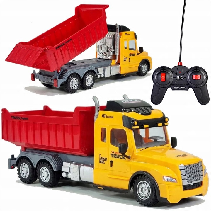 Sklápač 35 cm s ovládačom Diaľkovo ovládaný svetelný zvuk FunnyToysForBoys