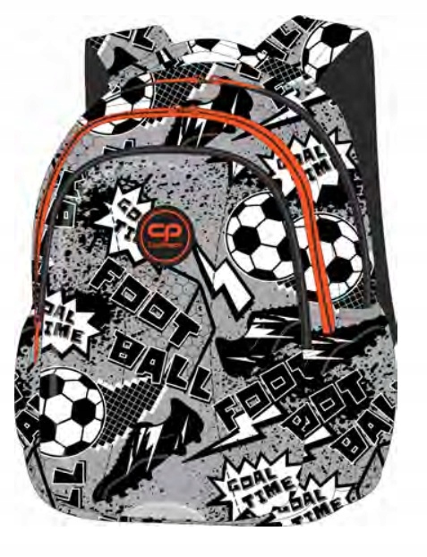 Školský batoh viackomorový CoolPack čierny, odtiene šedej a striebornej farby 21 l