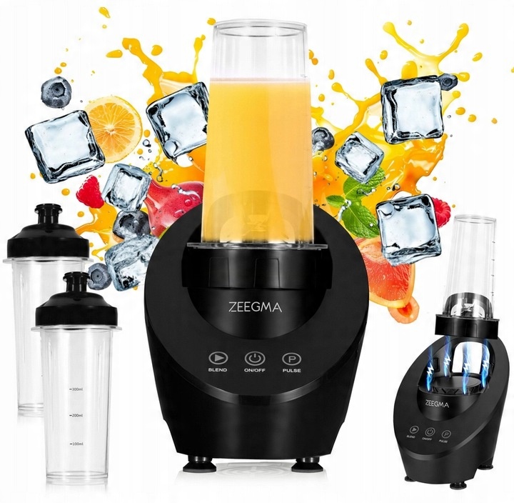 Stolný mixér Oficjalny sklep Faneo MOCNY BLENDER MAGNETYCZNY 200 W čierny