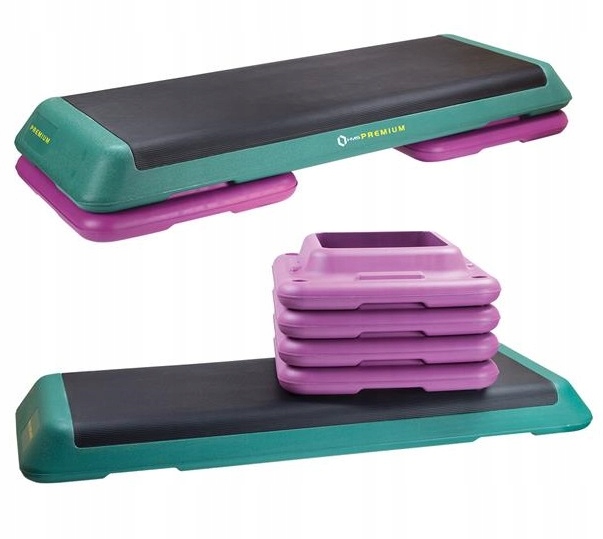 stepper na cvičenie, dĺžka 108 cm, nastaviteľný, odnímateľná základňa AKCIA