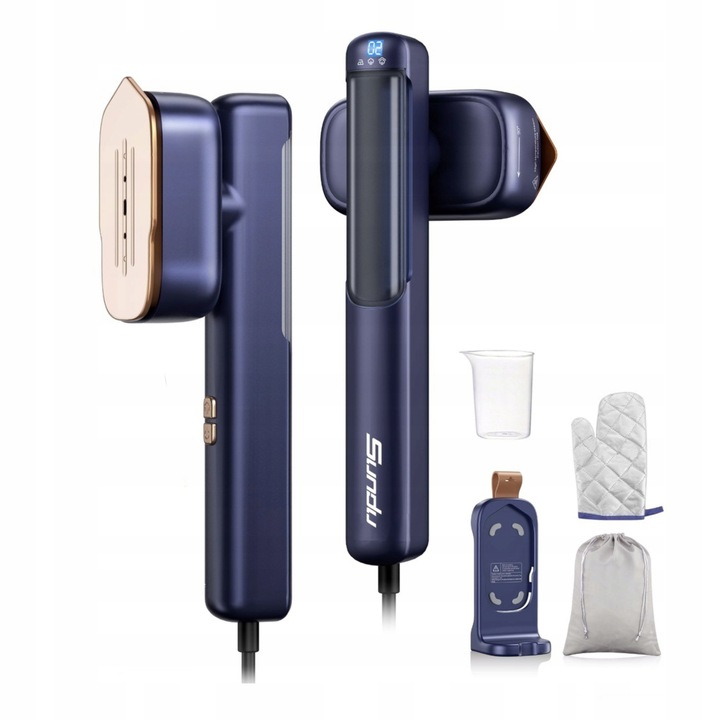 Turistická parná žehlička 2v1 LED displej Rýchle zahriatie