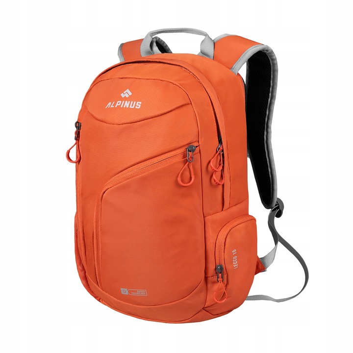Turistický batoh Alpinus Lecco 15 až 20 l oranžová a červená farba