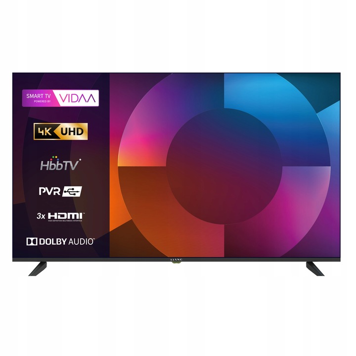 Televízor Kiano Elegance 55" so systémom Vidaa Smart TV D-LED DVB-T2/S2