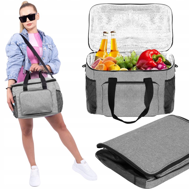 TERMO RAŇAJKOVÁ IZOLAČNÁ TAŠKA NA JEDLO PIKNIK PLÁŽ OBED BOX