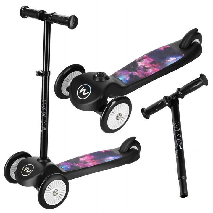 TROJKOLOVÁ SKLADACIA KOLOBEŽKA 2v1 KAUČUKOVÁ DVOJKOLESOVÁ ABEC-5