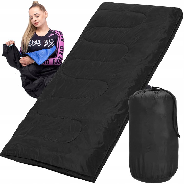 TURISTICKÝ SPACÍ VAK 190x73 cm PRIKRÝVKA 2v1 TEPLÁ ĽAHKÁ + POŤAH