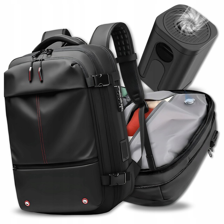 VÁKUOVÝ KOMPRESNÝ BATOH PROTI KRÁDEŽI, VODOTESNÝ, CESTOVNÝ, PRIESTRANNÝ