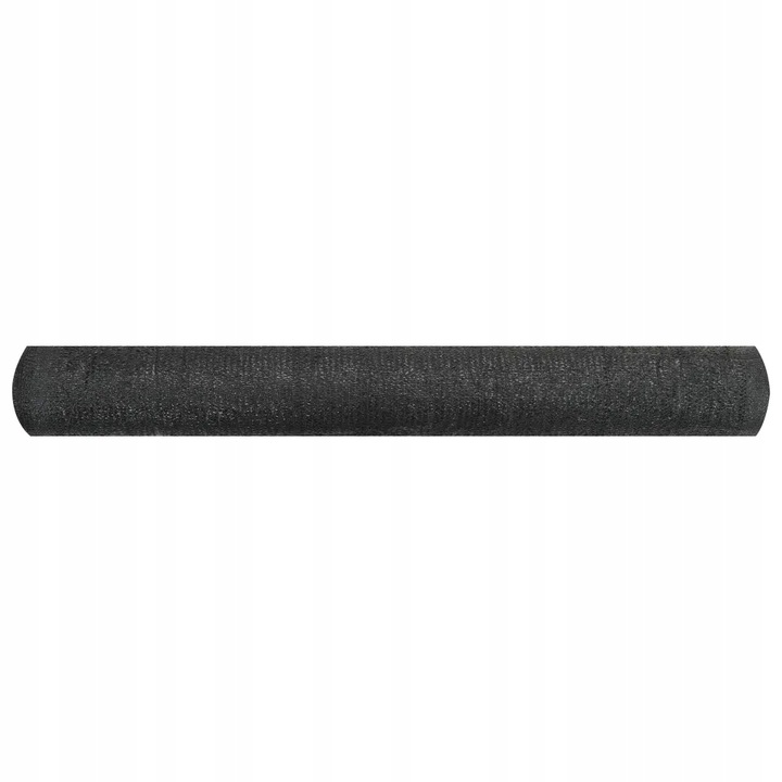 vidaXL Tieniaca sieť, čierna, 1x10 m, HDPE, 195 g/m²