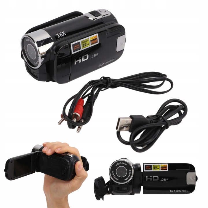 Videokamera Full HD 1080P 16MP
