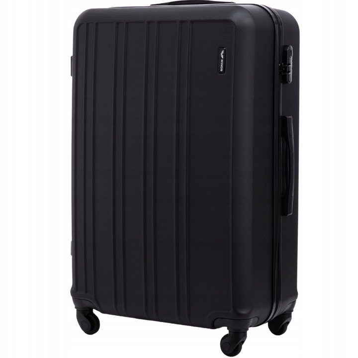 Veľký cestovný Kufor XXL na 4 kolieskach, kombinačný zámok, priestranný, vyrobený z ABS WINGS LACNÉ