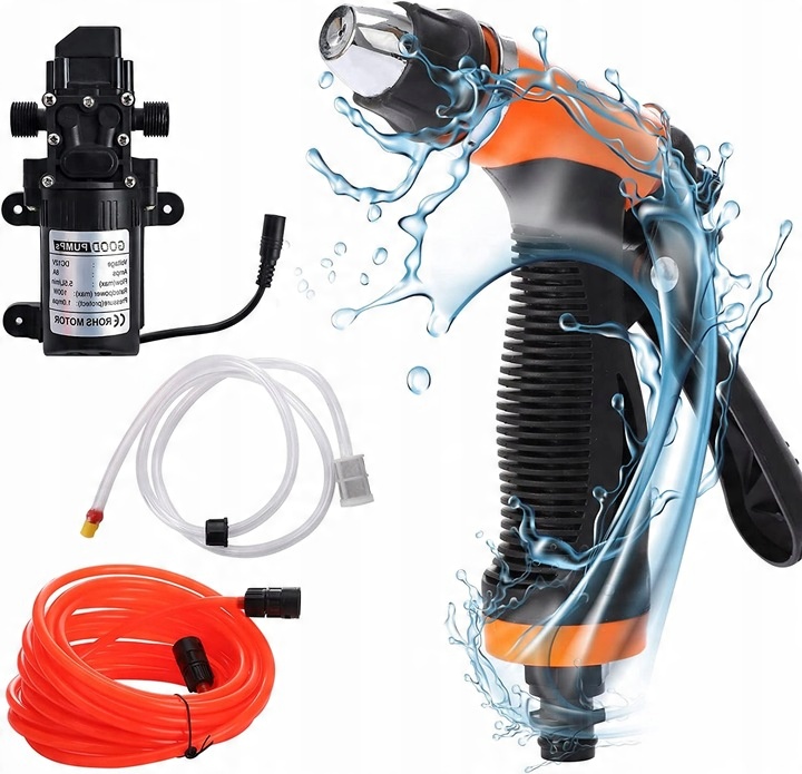 VYSOKOTLAKOVÁ UMÝVAČKA 12V 100W PRENOSNÁ PUMPA