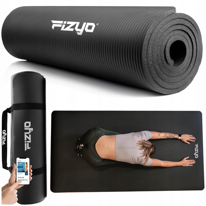 VEĽKÁ HRUBÁ Podložka na Cvičenie Jogy Pilates 190x100 Karimata NBR Fitness 1,5cm