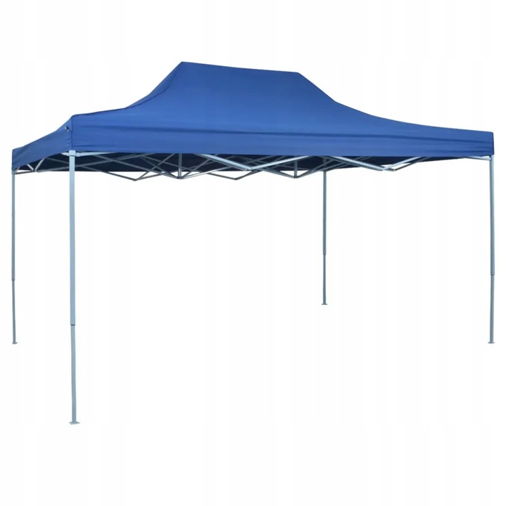 vidaXL Profesionálny skladací párty stan, 3x4 m, modrý