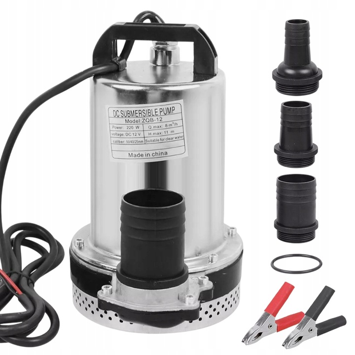 VODNÁ PUMPA ZÁHRADNÁ VODNÁ PUMPA VYSOKÁ KVALITA ĽAHKÁ A PRENOSNÁ 12V 220W
