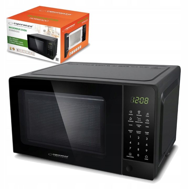 Voľne stojaca mikrovlnná rúra Esperanza Horneado 20L 700W