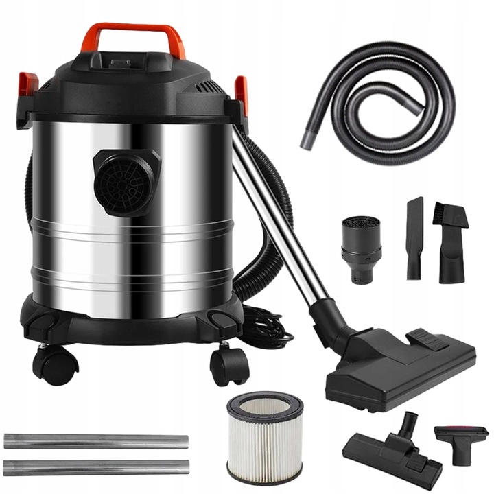 VYSÁVAČ 20L SO SILNÝM MOTOROM 18KPA PRE DOMÁCNOSŤ A PRIEMYSEL