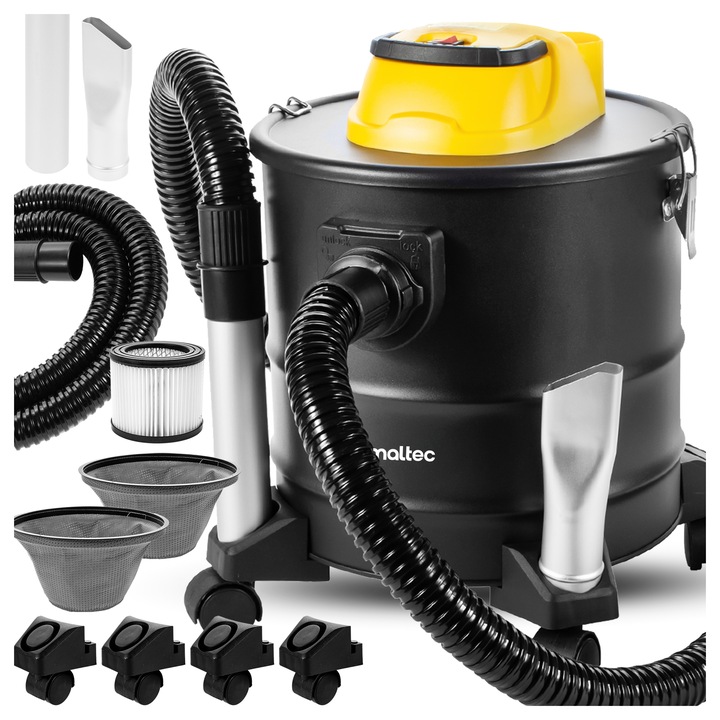 VYSÁVAČ DO KRBU POPOLA, PECE, SADZE, PRIEMYSELNÝ, ŽIARUVZDORNÝ, 18 L, 1800 W