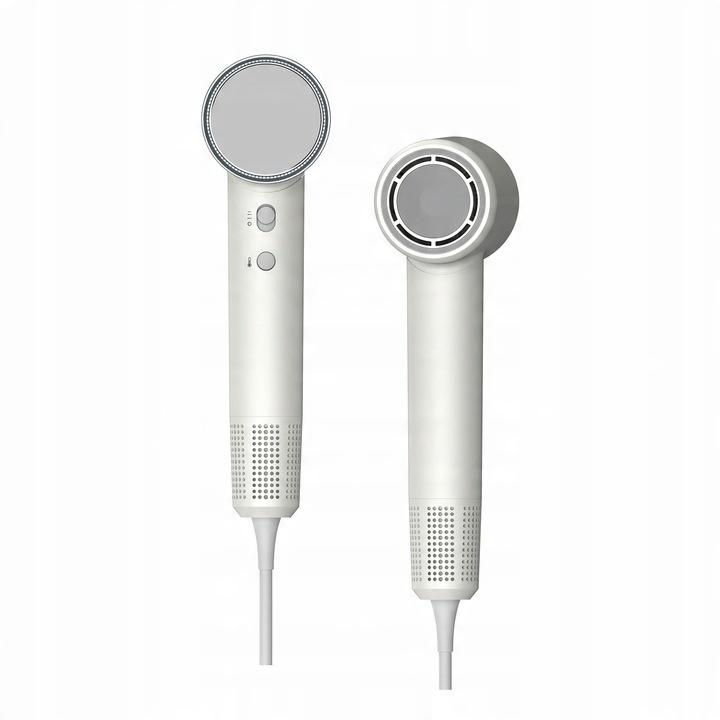 Vysokorýchlostný sušič vlasov GLIWAY s digitálnym displejom 8 režimov M5pro1600w biely