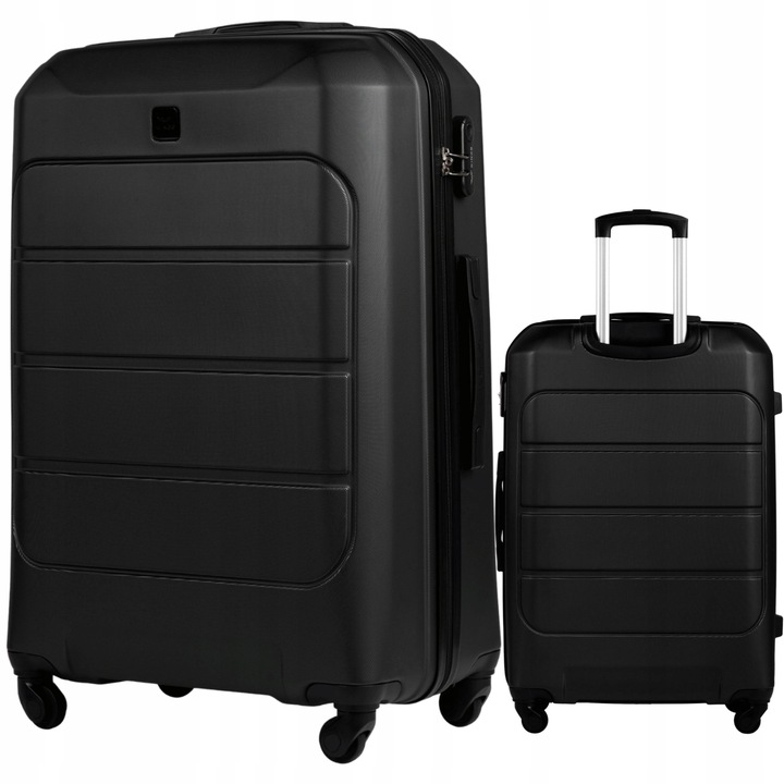 WINGS Veľký KUFOR XXL do lietadla z ABS materiálu, registrovaná batožina, priestranný