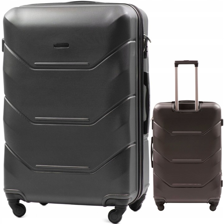 XXL cestovný kufor s veľkým objemom na 4 kolieskach z ABS plastu kufor tvrdý UNLIMITED